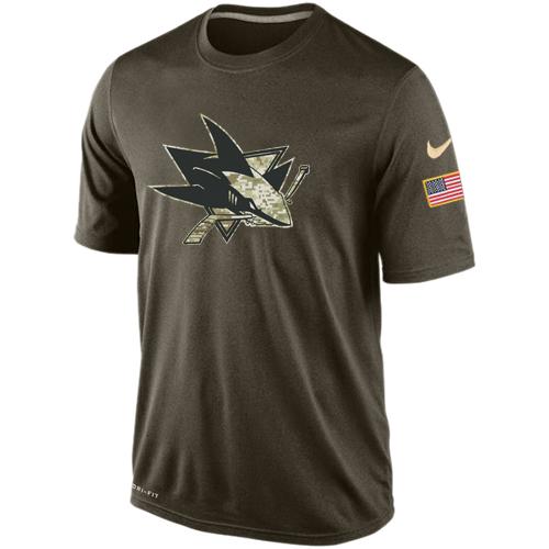 Men's San Jose Sharks Salute To Service Nike Dri-FIT T-Shirt